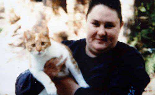 Amanda Quirk with her cat Megsy. Amanda Quirk with her cat Megsy.